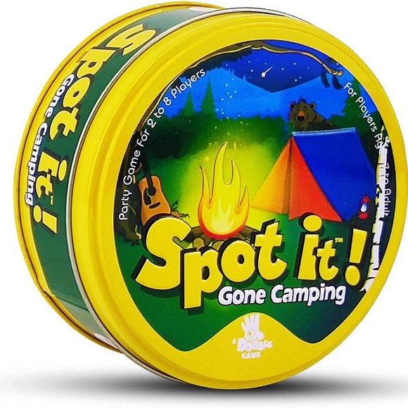 Kids Party Play cards Spot It Gone Camping Card Game - Picture 1 of 6